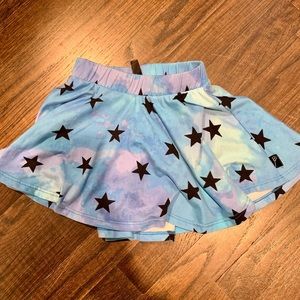 Pixielane blue star tie dye skort 4